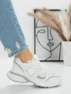 Sneakers Dama Y289 WHITE-GREY | SEVEN