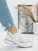 Sneakers Dama Y289 WHITE-GREY | SEVEN