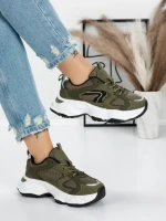 Sneakers Dama YBK05 GREEN | SEVEN