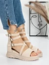 Sandale Dama cu Platforma 3H20 BEIGE | MEI