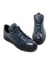 Pantofi Sport Barbati din piele naturala 90985 Albastru inchis (M49) F.Gerardo