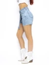Blugi Scurti Dama SL1703 ALBASTRU | MINA