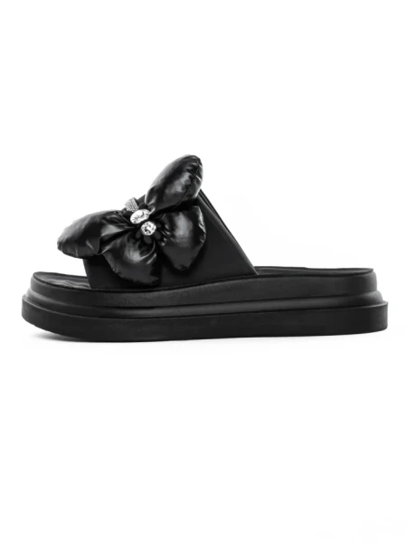 Papuci Dama cu Talpa Joasa 8899-10 BLACK | FASHION