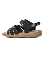 Sandale Dama din piele naturala KM8282 BLACK | FORMAZIONE