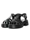 Sandale Dama din piele naturala TP1007-1 BLACK | FORMAZIONE
