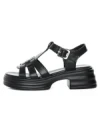 Sandale Dama din piele naturala TP1007-1 BLACK | FORMAZIONE