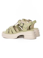 Sandale Dama din piele naturala TP1007-1 GREEN | FORMAZIONE