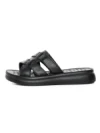 Papuci Dama din piele naturala 28-29 BLACK | FORMAZIONE