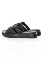 Papuci Dama din piele naturala 28-29 BLACK | FORMAZIONE