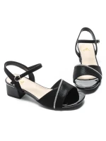 Sandale Dama din piele naturala 2667-8 BLACK | FORMAZIONE