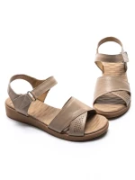 Sandale Dama din piele naturala 52033 APRICOT | FORMAZIONE
