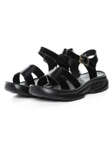 Sandale Dama din piele naturala 220722 BLACK | FORMAZIONE