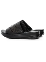 Papuci Dama din piele naturala 2607905 BLACK | FORMAZIONE