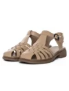 Sandale Dama din piele naturala 5250 APRICOT | FORMAZIONE