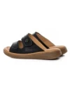 Papuci Dama din piele naturala 33173 BLACK | FORMAZIONE