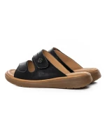 Papuci Dama din piele naturala 33173 BLACK | FORMAZIONE