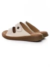 Papuci Dama din piele naturala 33173 CREAM | FORMAZIONE