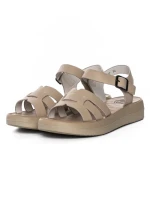 Sandale Dama din piele naturala 246615T APRICOT | FORMAZIONE