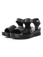 Sandale Dama din piele naturala 71-23 BLACK | FORMAZIONE