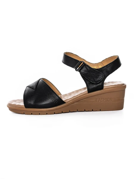 Sandale Dama cu Talpa Joasa 22002S Negru | Formazione » MeiMei.Ro