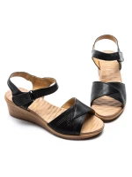 Sandale Dama cu Talpa Joasa 22002S Negru | Formazione » MeiMei.Ro