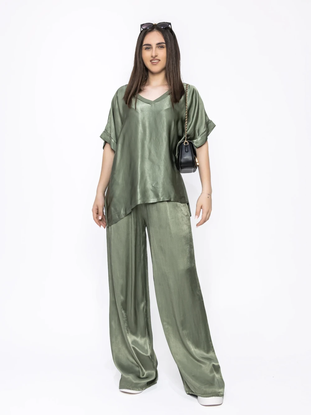 Compleu Dama 2 Piese 11673 Verde | Kikiriki