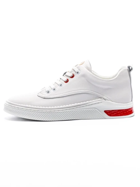 Pantofi Sport Barbati din piele naturala JH9070 Alb (M39) F.Gerardo