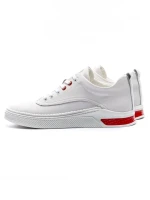 Pantofi Sport Barbati din piele naturala JH9070 Alb (M39) F.Gerardo