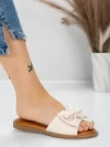 Papuci Dama cu Talpa Joasa 5PT9 BEIGE | MEI