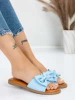 Papuci Dama cu Talpa Joasa 5PT9 BLUE | MEI