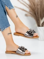 Papuci Dama cu Talpa Joasa 5PT9 GUNCOLOR | MEI