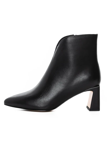 Botine Dama cu toc gros 2091-5-61A Negru » MeiMei.Ro