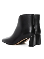 Botine Dama cu toc gros 2091-5-61A Negru » MeiMei.Ro
