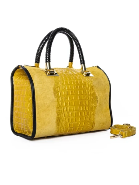 Genti Dama Din Piele Naturala GD34 YELLOW | FORSETI