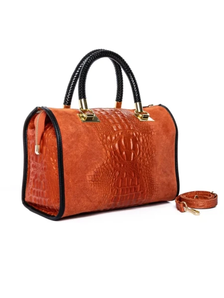 Genti Dama Din Piele Naturala GD34 ORANGE | FORSETI