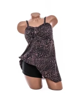 Costum de baie dama Y10221 NEGRU-LEOPARD | MEINA