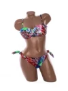 Costum de baie dama F662 ROSU-VERDE | MEINA