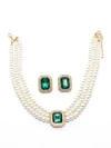 Set Colier + Cercei CLR011 VERDE | MEI
