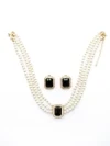 Set Colier + Cercei CLR011 NEGRU | MEI