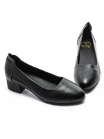 Pantofi cu Toc gros 5261 Negru | Formazione