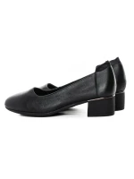 Pantofi cu Toc gros 5261 Negru | Formazione