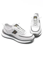 Pantofi Sport Barbati 33706 Alb-Gri Franco Gerardo