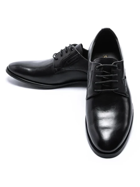 Pantofi Barbati din piele naturala Y006A-10A Negru | Stephano