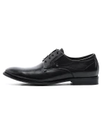 Pantofi Barbati din piele naturala Y006A-10A Negru | Stephano