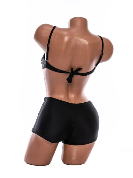 Costum de Baie Dama 2 Piese A2045 Negru » MeiMei.Ro