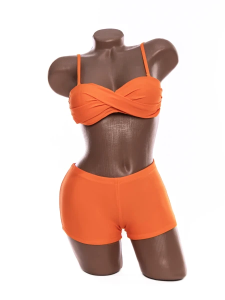 Costum de Baie Dama 2 Piese A2045 Roz » MeiMei.Ro