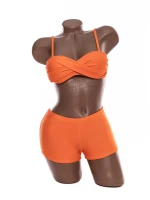 Costum de Baie Dama 2 Piese A2045 Roz » MeiMei.Ro