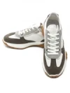 Pantofi Sport Barbati 8606 Alb-Cafea Franco Gerardo