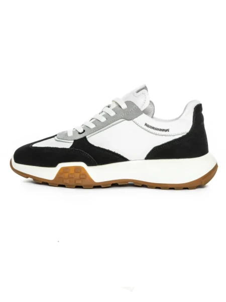 Pantofi Sport Barbati 8606 Alb-Negru Franco Gerardo