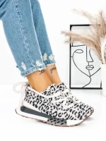 Pantofi Sport Dama din piele naturala 5WZ15 LEOPARD PRINT | PANTOFUL